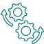 Data processing icon